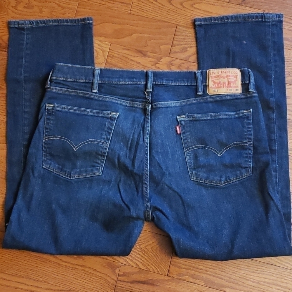 𝅺levi Strauss & Co. 513 Jean's W38 L30 - Picture 2 of 4